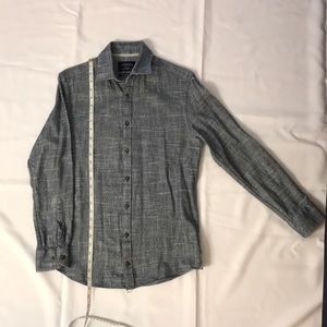 Charles Tyrwhitt Extra Slim Fit Mens Size S Button Down Shirt EUC